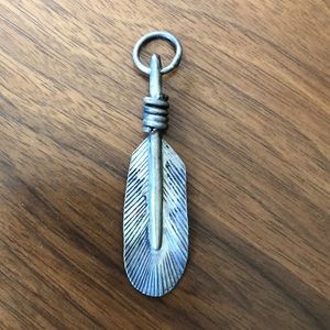Vintage Feather Pendant